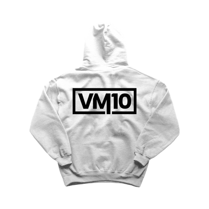 “Broke Cause V8” White Hoodie