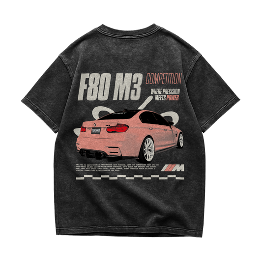 F80 M3 Competition Tee Black