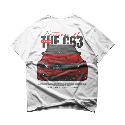 C63 V4 Black Series Tee White