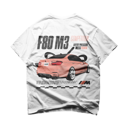F80 M3 Competition Tee White