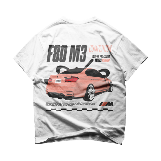 F80 M3 Competition Tee White